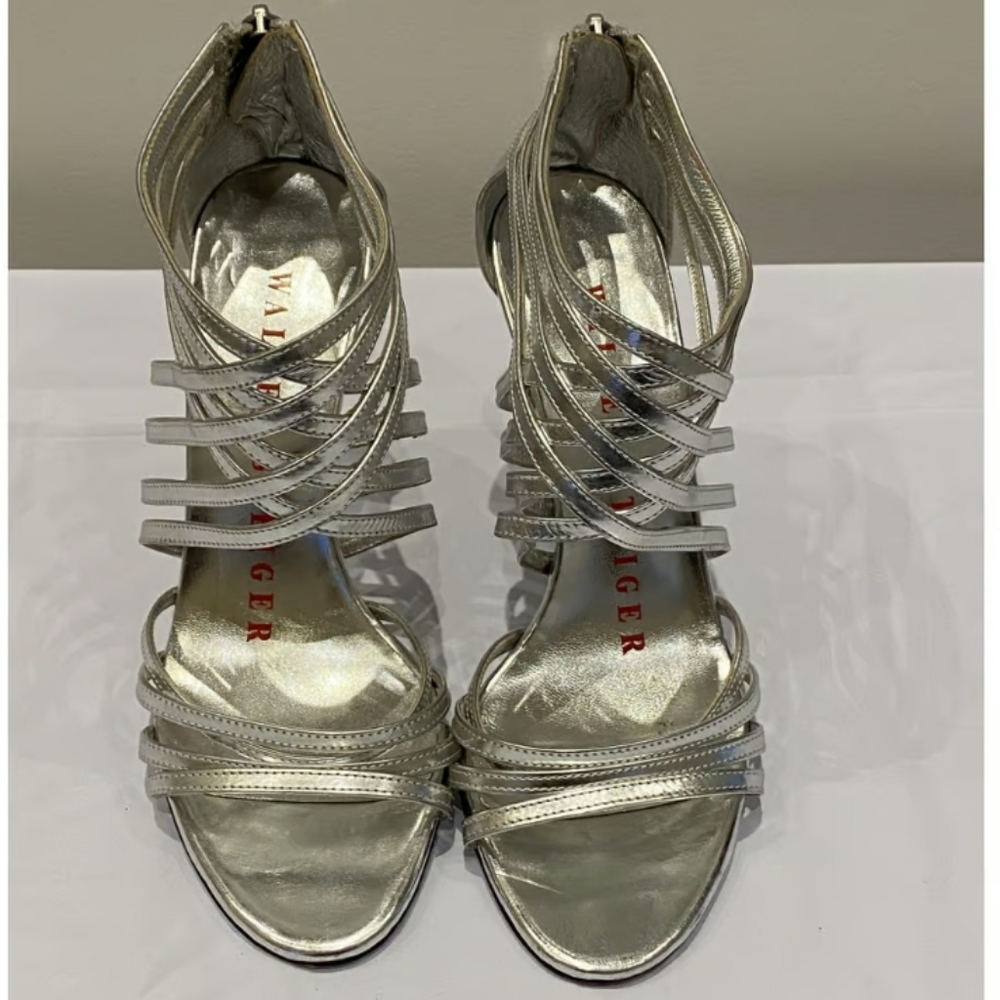 WALTER STEIGER Silver Sandals - Picture 2 of 9